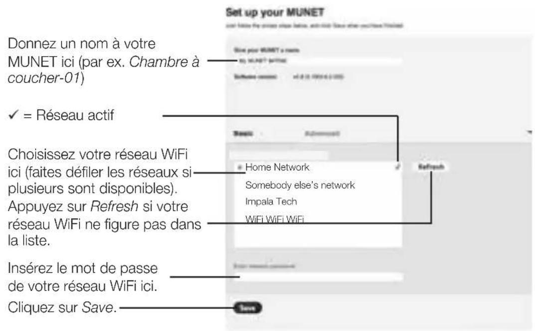 PEAQ Munet Smart PMN300B - Établissement de la connexion WiFi - 1
