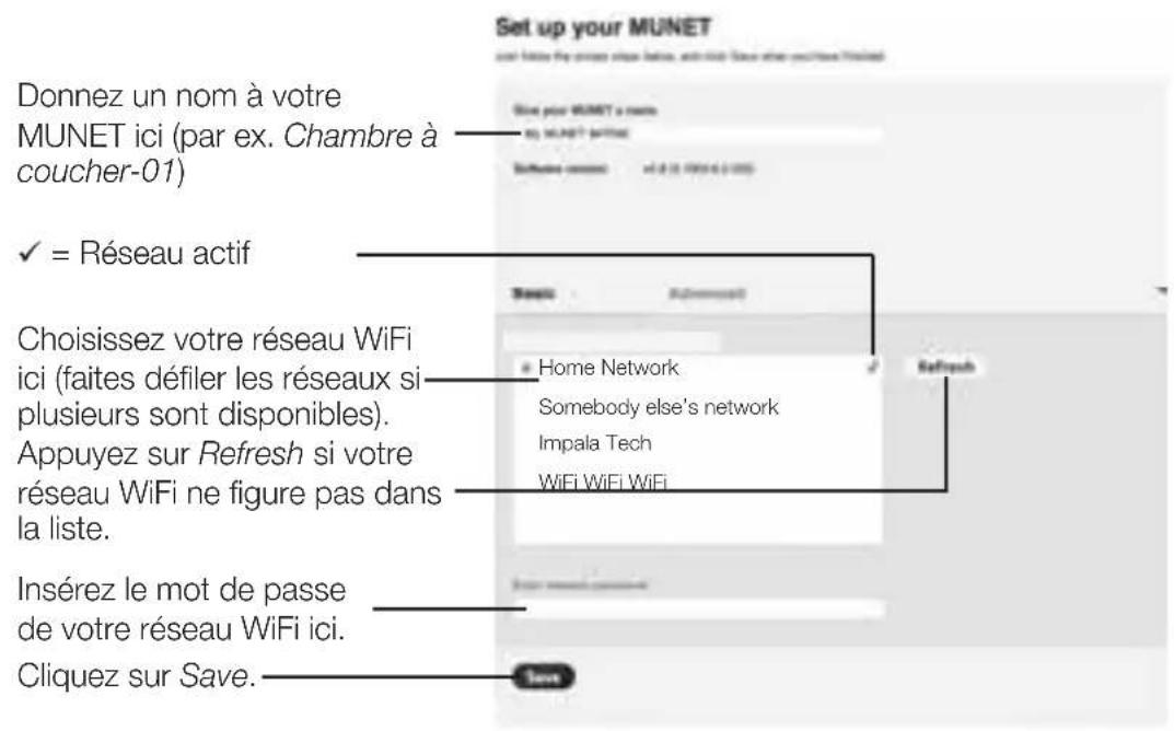 PEAQ Munet Smart PMN300W - Établissement de la connexion WiFi - 1