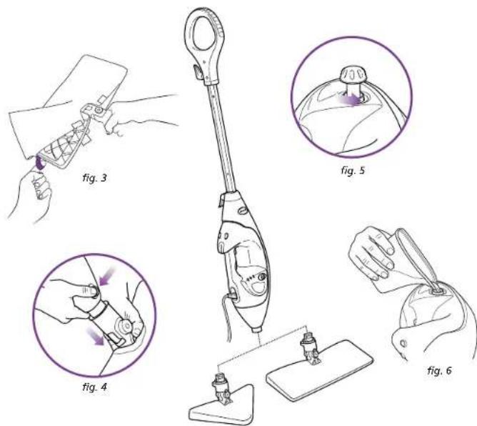 SIMEO Shark NT554 - BOUTON VAPEUR (fig. 7) - 2