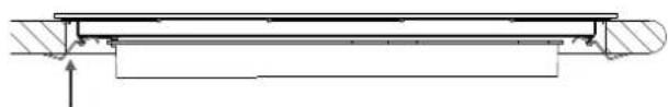 INDESIT VIX 633 C E - YcTaHOBkA npedeOxApaHntbHOn Waa6bI - 12