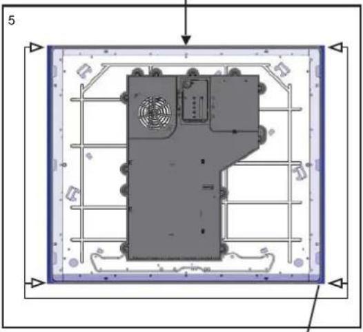 INDESIT VIX 633 C E - Bevestiging - 5