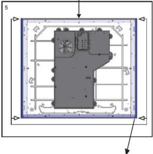 INDESIT VIX 633 C E - Instalacja podkladki zabezmieczajacej - 5