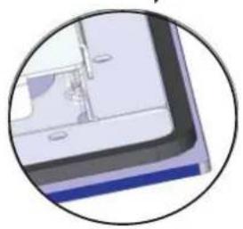 INDESIT VIX 633 C E - Instalacja podkladki zabezmieczajacej - 6