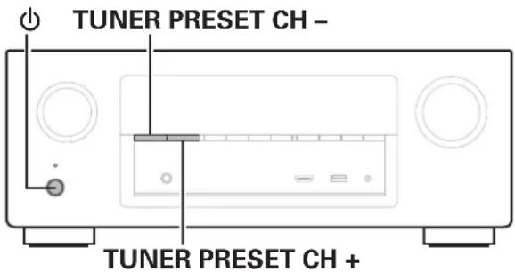 DENON AVRX3100W - Réinitialisation des réglages d'usine - 1