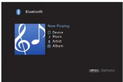 DENON AVRX3100W - Appuyez sur Bluetooth pour passer à la source d'entrée "Bluetooth". - 1