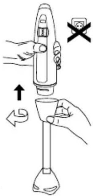 Diagram showing a hand holding a device with directional arrows indicating movement, accompanied by a 'No' symbol and a cross mark.