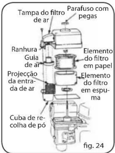 Lavor Independent 2300 - Filtro de recolha de pó (Fig. 24) - 2