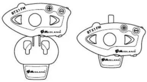 MIDLAND BTX1 FM - Instalar e remover o seu Midland BTX1 FM - 1