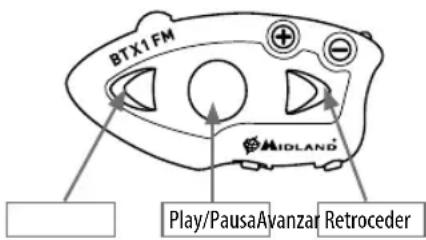 MIDLAND BTX1 FM - Uso de la functiOnreprodctor MP3 del telfofo - 1