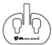 MIDLAND BTX1 FM - Fijación con biadhesivo - 1