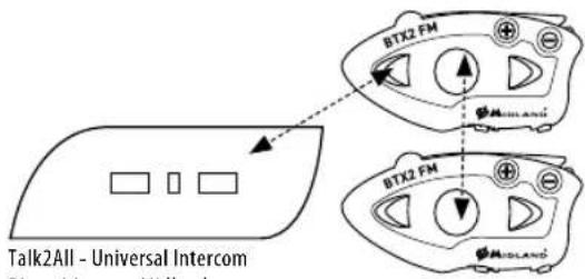 MIDLAND BTX2 FM - Drei Intercom Geräte verbinden - 1
