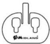 MIDLAND BTX2 FM - Plate with bi-adhesive strip - 1