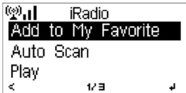 Noxon iRadio 14100 - Favoriten - 1