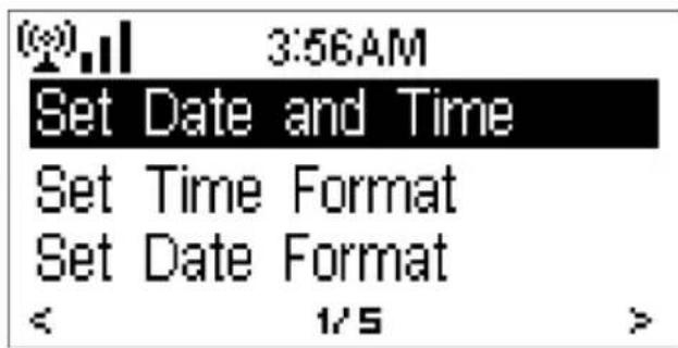 Noxon iRadio 14100 - Date&amp;Time (Date et heures) - 1