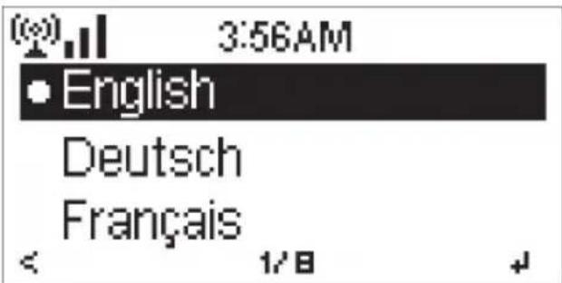 Noxon iRadio 14100 - Language (Langue) - 1