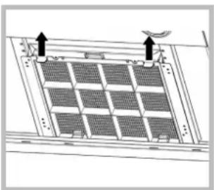 HOTPOINT-ARISTON HNC 6.8 ABI XHA - Údržba uhlíkového fi ltru (B) - 3