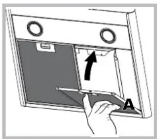 HOTPOINT-ARISTON HNC 6.8 ABI XHA - Konserwacja filtrów przeciwtłuszczowych (A) - 1