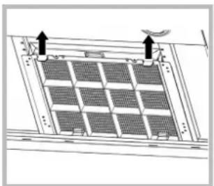 HOTPOINT-ARISTON HNC 6.8 ABI XHA - Manutenzione del fi ltro al carbone (B) - 3