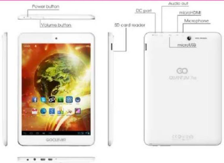 GOCLEVER Quantum 785 - GOCLEVER TAB withAndroid 4.1 - 1