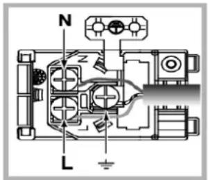 INDESIT FIMB 20 K.A IX (EE) - Montage du cable d'alimentation - 2