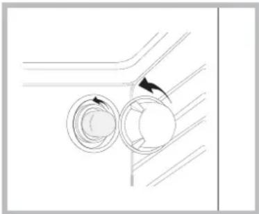 INDESIT FIMB 20 K.A IX (EE) - Remplacement de I'ampoule d'éclairage - 1