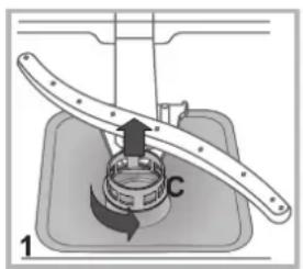 HOTPOINT LFD 11M132 EU - Čištění filtrů - 1