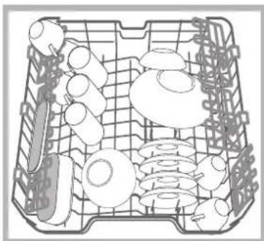 HOTPOINT LFD 11M132 EU - Geschirrspüler-Oberkorb - 1
