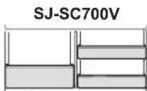 SHARP SJSC700VWH - pykTB - 2