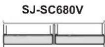 SHARP SJSC700VWH - pykTB - 3