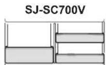 SHARP SJSC700VWH - PIEZIME - 3