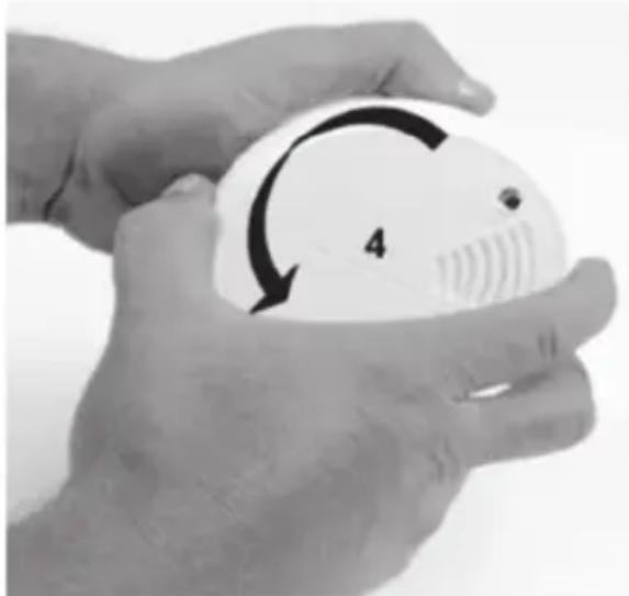 NEDIS SECSA100 - Démontage de la plaque de fixation - 1