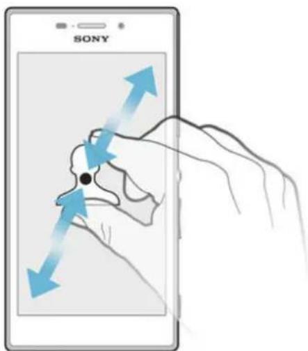 SONY Xperia M2 Dual - Pincement et écartement - 1