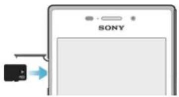SONY Xperia M2 Dual - To insert a memory card - 1