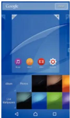 SONY Xperia M2 Dual - Arrière-plan et thèmes - 1