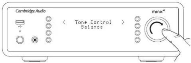 CAMBRIDGE MINX XI - Paramètres audio - 1