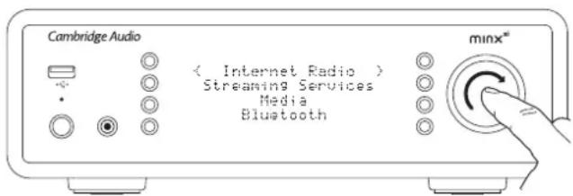 CAMBRIDGE MINX XI - Comment utiliser le service de radio internet ? - 1