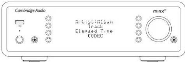 CAMBRIDGE MINX XI - L'écran « lecture en cours - 1