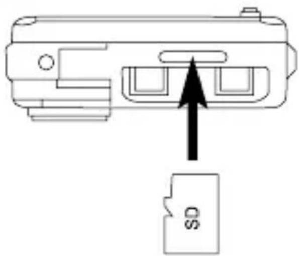 GOCLEVER DVR Extreme gold - Inserting a memory card - 1