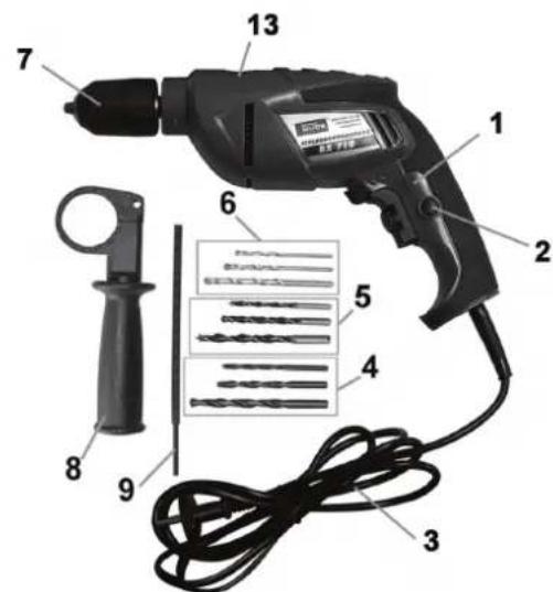 Güde BX 710 - Lieferumfang - 1