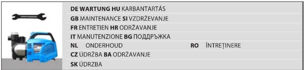 Güde HWW 600 VF P - DE INBETRIEBNAHME HU ÜZEMBE HELYEZÉS - 16