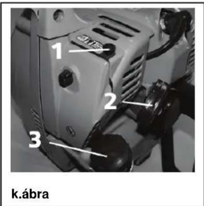 Güde GBLS 2500 - A motor bekapcsolasa - 3