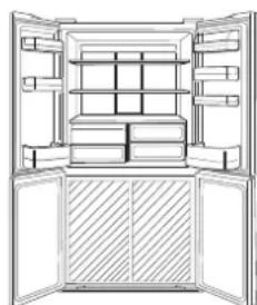 SHARP SJFP760VBK - O consumo energetico este Modelo é medido de acordo com o padrão internacional de desempinho de frigorificas nas seguides condições. - 1
