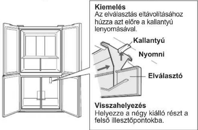SHARP SJFP760VBK - Többételtistárolhat-megfelelohutésmellett-,ha kiveszi abelsokigesztóket. - 1