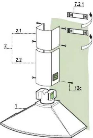 ROBLIN Diva2 S 900 Murale - Camino inferiore - 1