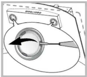 INDESIT IHF 6.5 A M IX - Replacing the bulbs - 1
