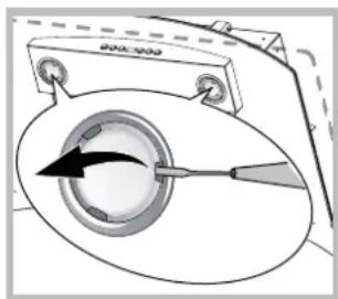 INDESIT IHF 6.5 A M IX - Substituição das lampadas - 1