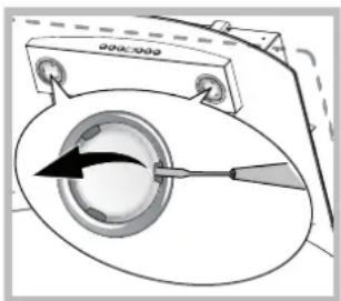 INDESIT IHF 6.5 A M IX - Sostituzione delle lampade - 1