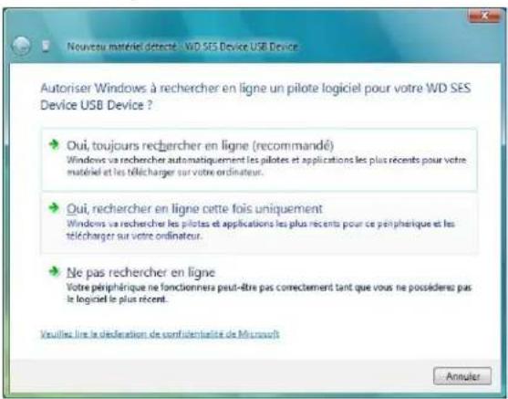 WESTERN DIGITAL WDBLWE0120JCHEESN - Installation du pilote automatiquement - 2