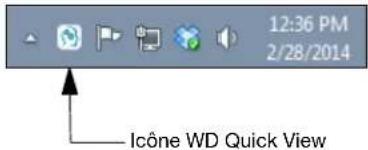 WESTERN DIGITAL WDBLWE0120JCHEESN - Utilisation de l'icone WD Quick View - 1