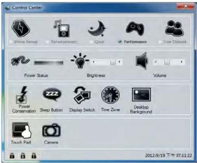 Nexoc G728II - Control Center - 1